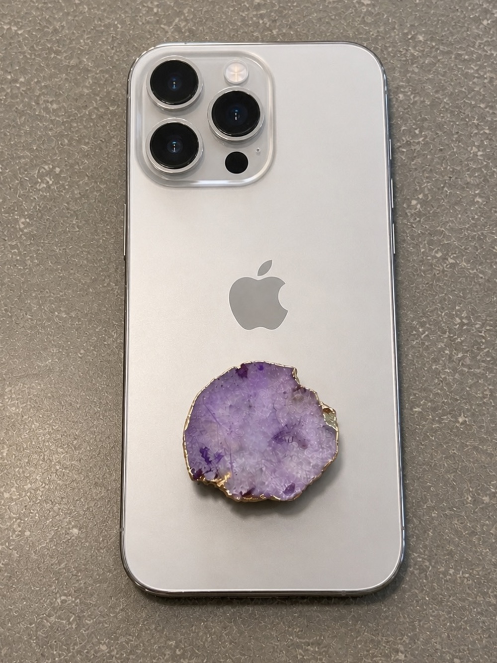 Crystal Agate phone grip NEW